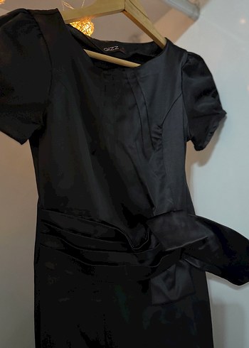 Kemer Detaylı Midi Kadın Elbise - Görsel 4