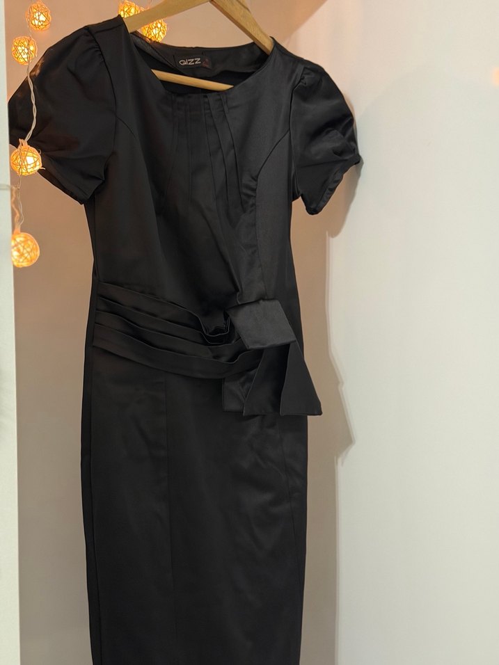 Kemer Detaylı Midi Kadın Elbise - Görsel 2