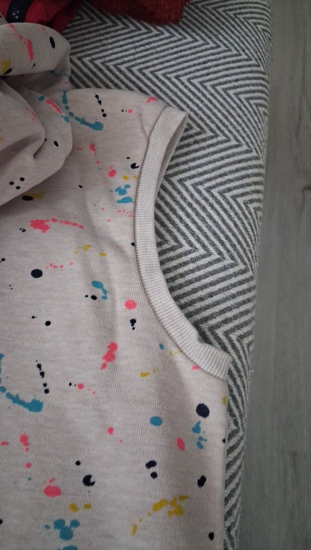 Kız Çocuk Çok Renkli Baskılı Fermuarlı Yelek - Görsel 3