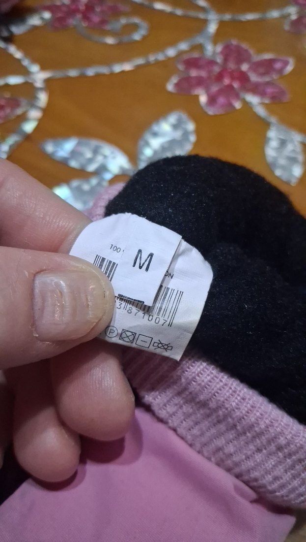 Kız Çocuk Pembe Nakışlı karEldiven - Görsel 5