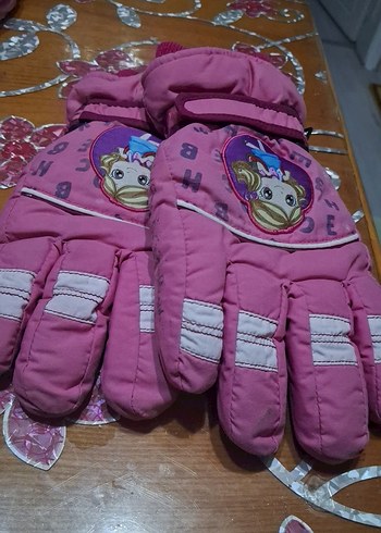 kız çocuğu için kar eldiveni - Görsel 6