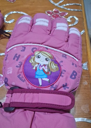 kız çocuğu için kar eldiveni - Görsel 4