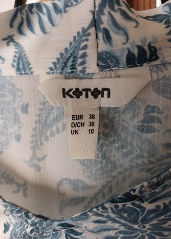 Bohem Gri Uzun Kollu V Yaka Baskılı Gömlek - Görsel 3