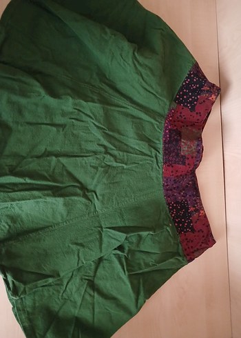 Yeşil Bohem Midi Etek - Görsel 2