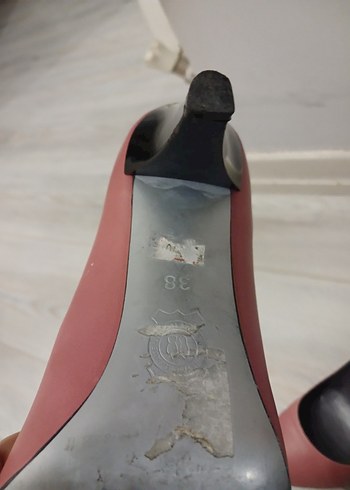 Pembe Stiletto Kadın Ayakkabı - Görsel 3