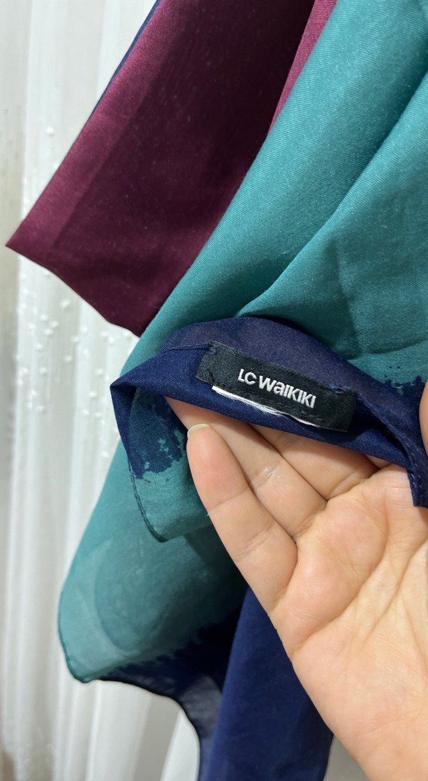 Bordo Bohem Tarzı İpek Görünümlü Kadın Şal - Görsel 2