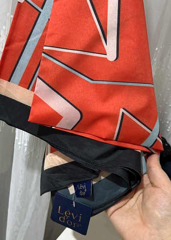 Koyu Kırmızı Modern Kadın Şal sıfır ürün - Görsel 2