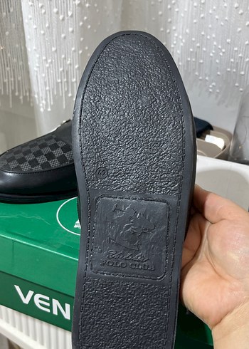 Erkek Siyah Kareli Tokalı Terlik - Görsel 3