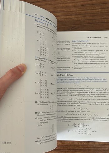 Elementer Lineer Cebir Uygulamalar Versiyonu Kitap - Görsel 4