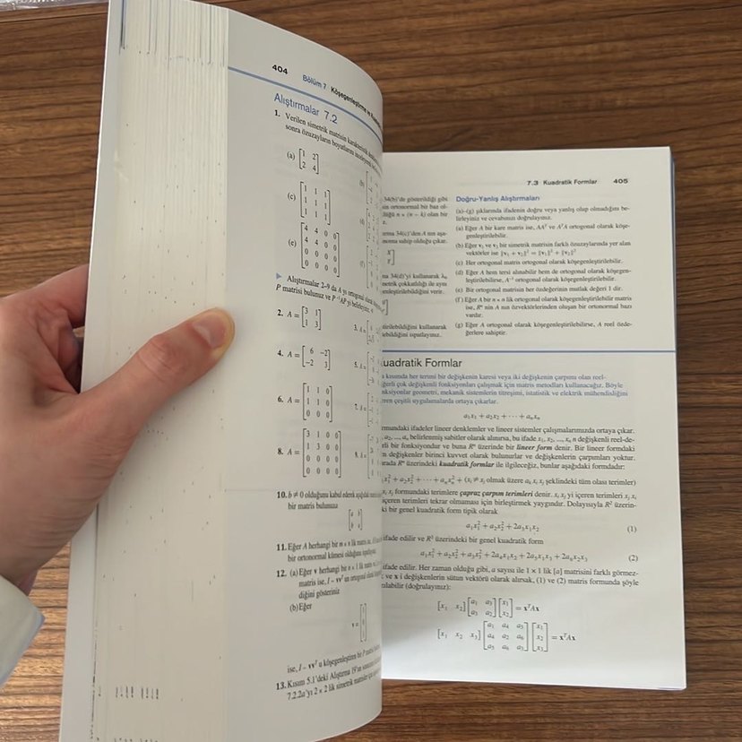 Elementer Lineer Cebir Uygulamalar Versiyonu Kitap - Görsel 4