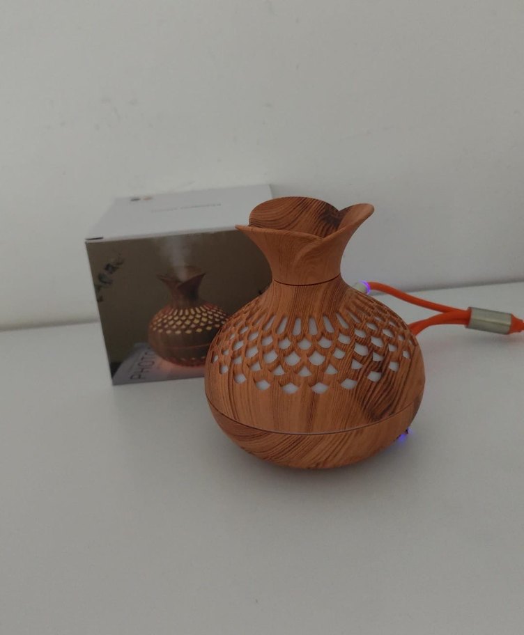 Dekoratif Kahverengi Hava Temizleyici ve Nemlendirici - Görsel 4