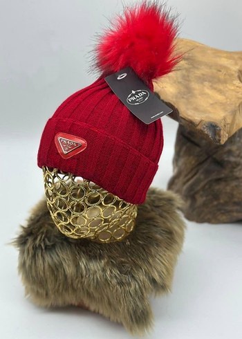 Beyaz Kürklü Kadın Bere - Görsel 7