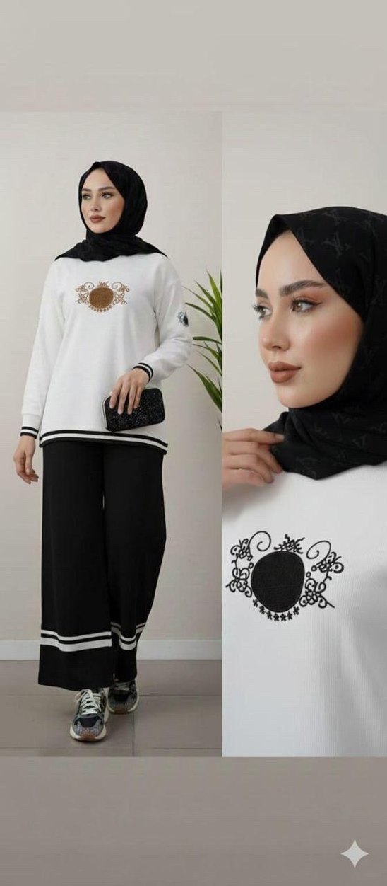 Düğmeli Yeşil Çizgili Kadın Triko Elbise - Görsel 4