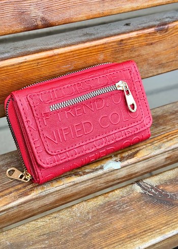 Bej Deri Fermuarlı Kadın Cüzdanı - Görsel 8