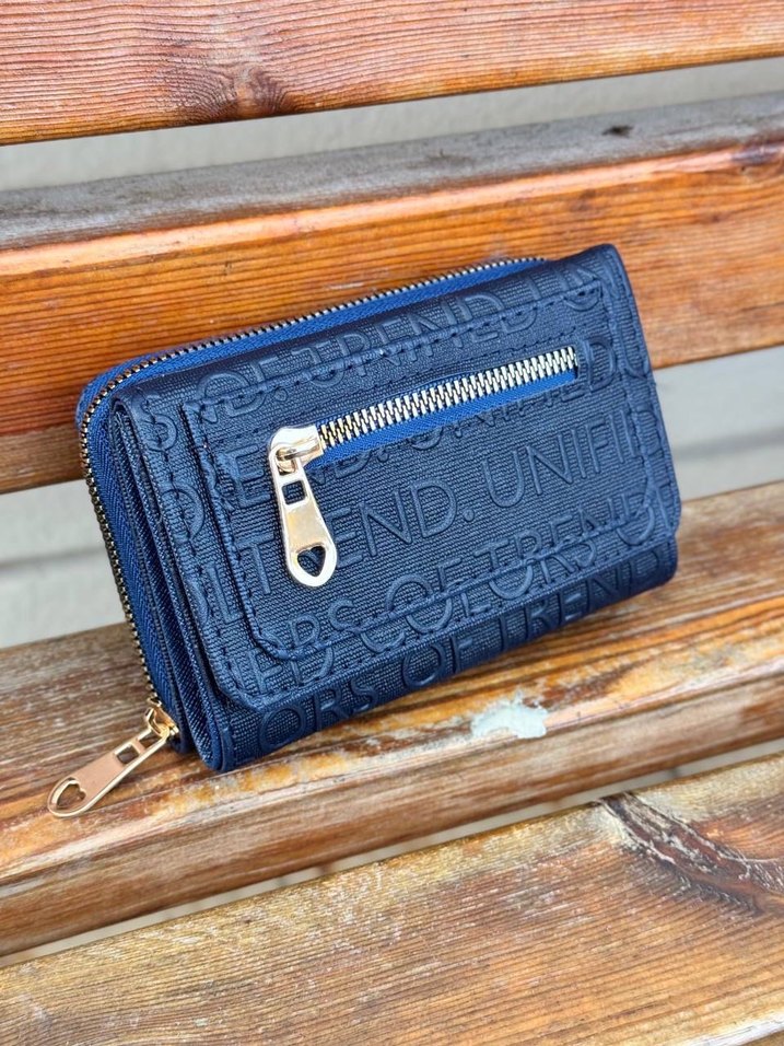 Bej Deri Fermuarlı Kadın Cüzdanı - Görsel 4