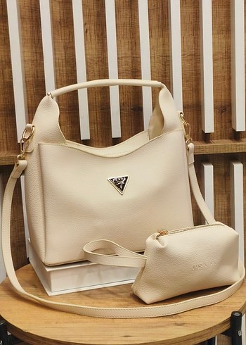 Kadın Haki Deri Minimalist Günlük Çanta - Görsel 12