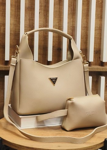 Kadın Haki Deri Minimalist Günlük Çanta - Görsel 7