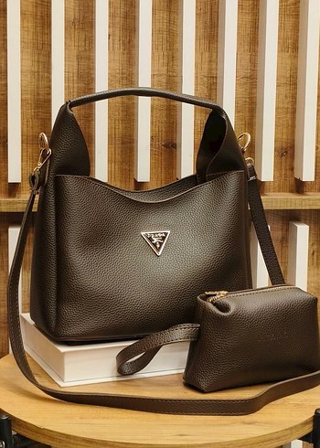 Kadın Haki Deri Minimalist Günlük Çanta - Görsel 2