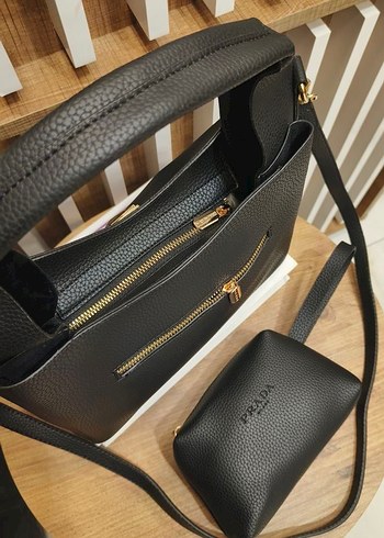 Kadın Haki Deri Minimalist Günlük Çanta - Görsel 17