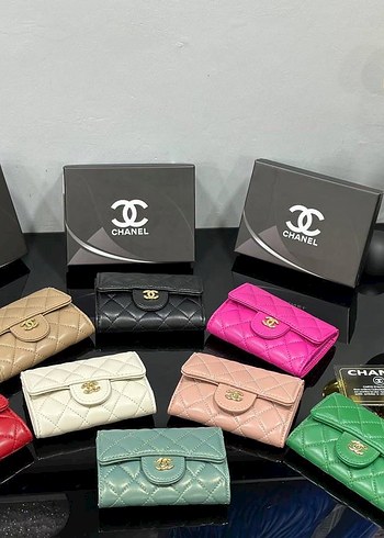 Chanel Beyaz Deri Kadın Cüzdan - Görsel 3