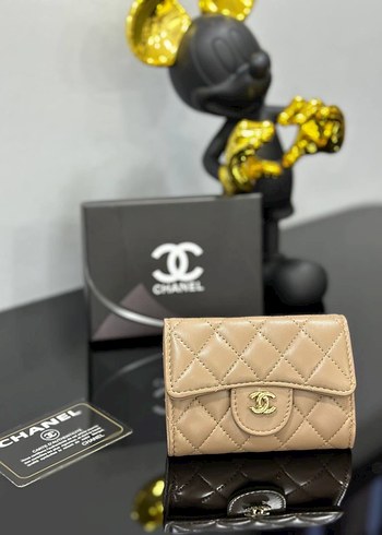 Chanel Beyaz Deri Kadın Cüzdan - Görsel 7