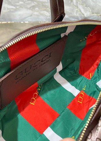 Gucci Siyah Baskılı Kadın Omuz Çantası - Görsel 4