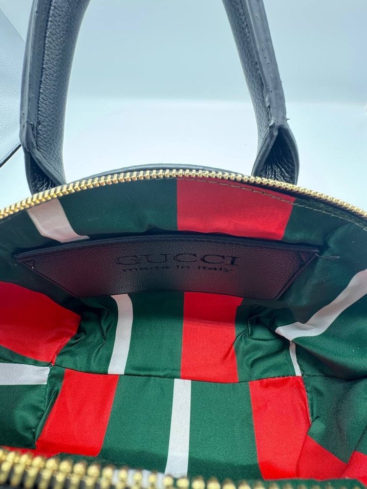 Gucci Siyah Baskılı Kadın Omuz Çantası - Görsel 2