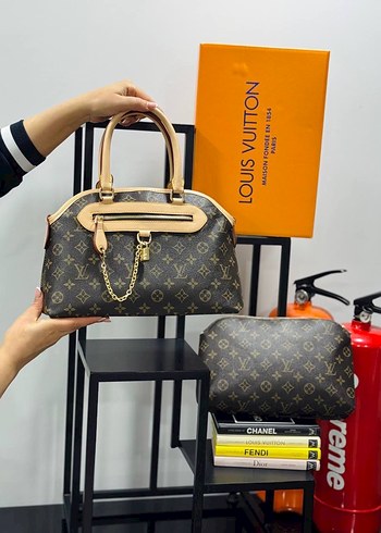 Klasik Kahverengi Deri Kadın Çanta - Görsel 5