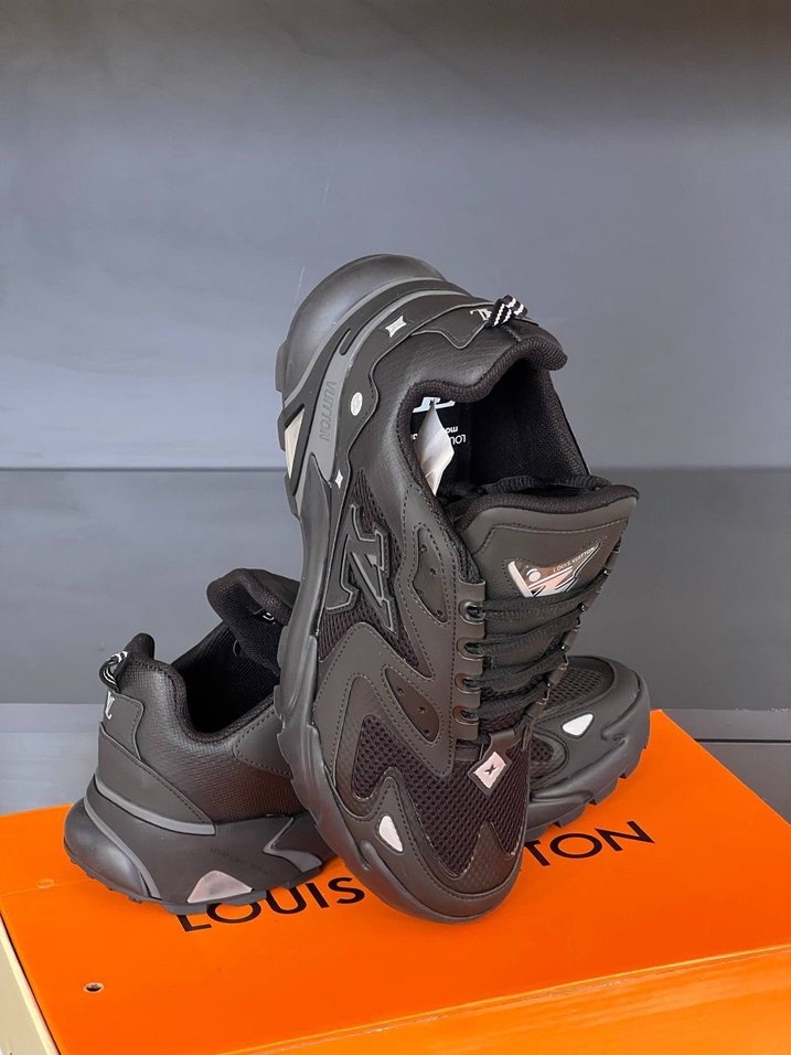 Louis Vuitton Siyah Erkek Spor Ayakkabı - Görsel 2