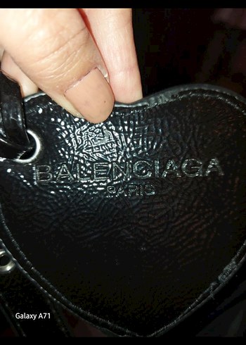 Zincir Detaylı Siyah Gotik Deri Kadın Çanta - Görsel 2