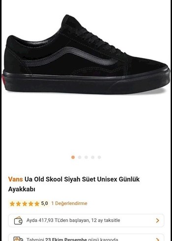 vans Siyah Kadın Spor Ayakkabı - Görsel 2