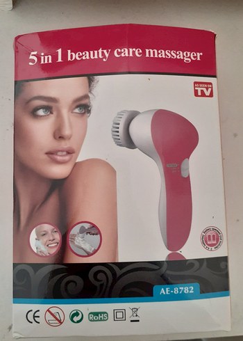Pembe 5'li Yüz Temizleme ve Masaj Cihazı - Görsel 2