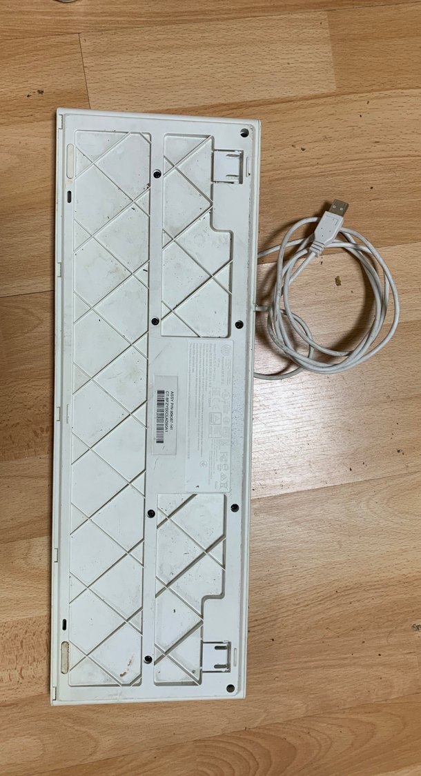 HP Marka Beyaz Kablolu Klavye - Görsel 2
