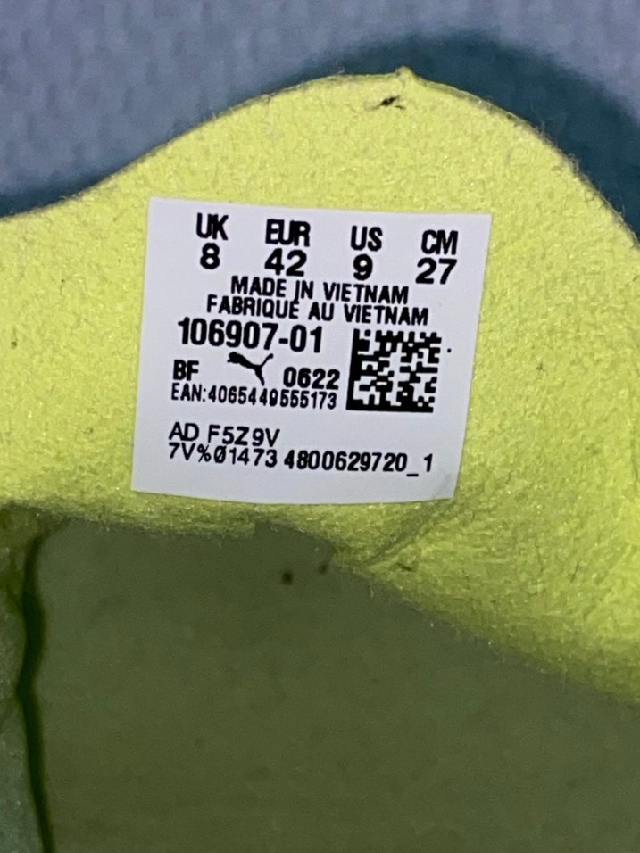 Puma Sarı Erkek Futbol Ayakkabısı Velcro Bantlı - Görsel 3