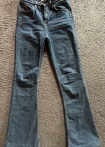Diğer Koyu Mavi Denim Jean