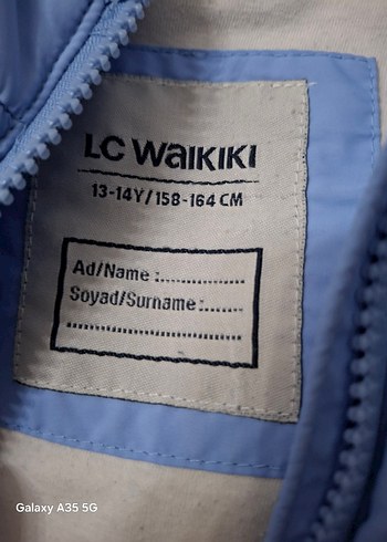 Düğmeli Mavi cocuk yelek - Görsel 3