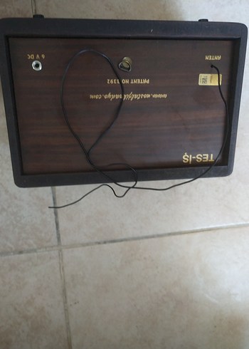 Koyu Kahverengi Ahşap Müzik Sistemi - Görsel 2