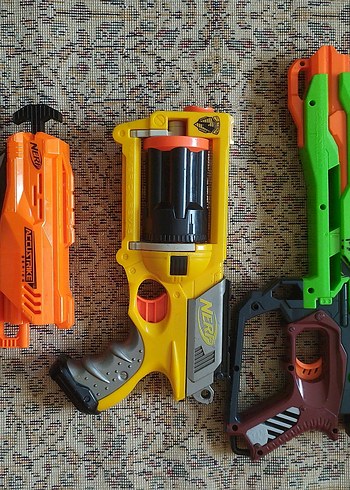 orijinal NERF marka Renkli Oyuncak Tabancalar Seti - Görsel 3