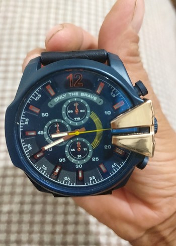 Siyah Biker Tarzı Erkek Kol Saati - Görsel 3