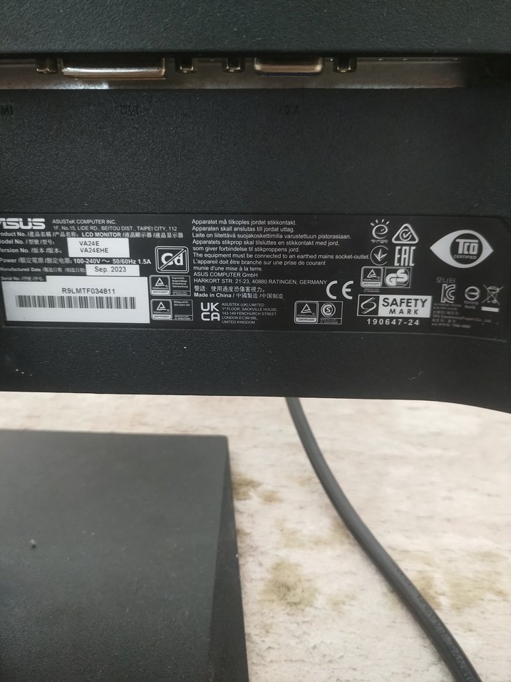 Mavi ASUS Monitör - Görsel 4