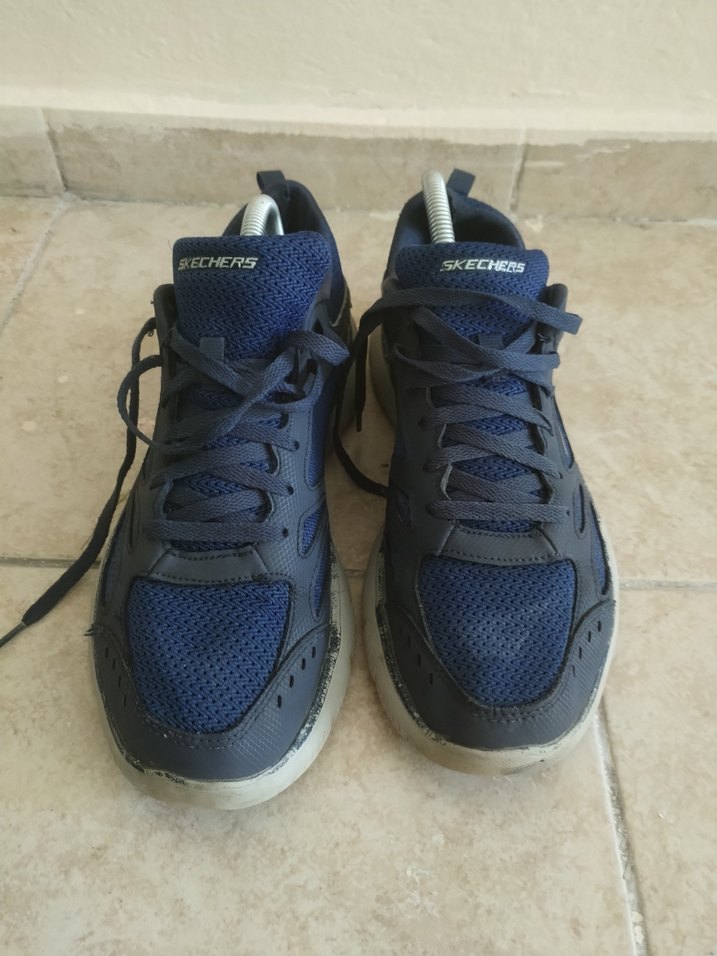 Erkek Lacivert Spor Ayakkabı Velcro - Görsel 2