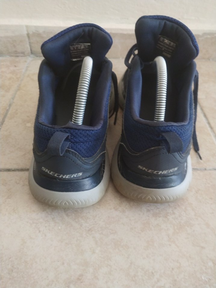 Erkek Lacivert Spor Ayakkabı Velcro - Görsel 4