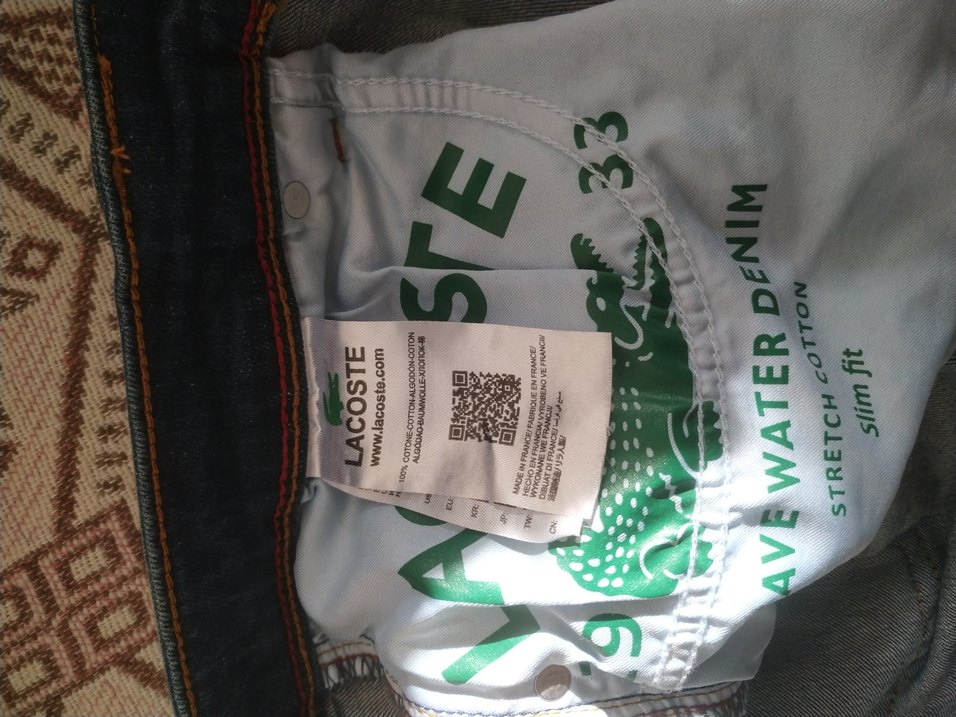 sıfır Orjinal Lacoste erkek kol pantolon - Görsel 4