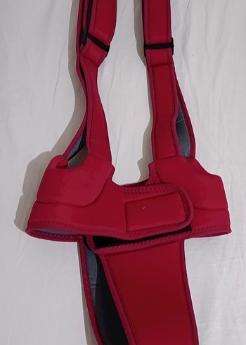 Kırmızı ve Gri Bebek Taşıyıcı - Görsel 3