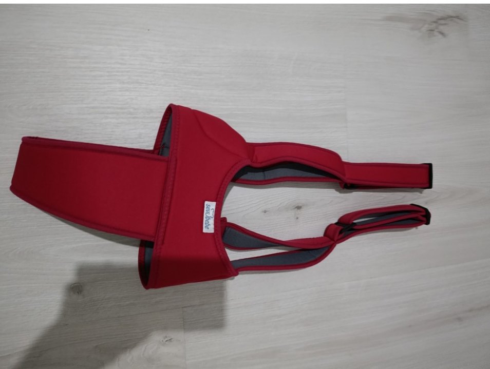 Kırmızı ve Gri Bebek Taşıyıcı - Görsel 4