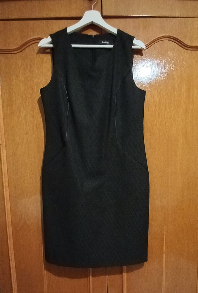 NARAMAXX  Siyah Midi  
Kolsuz Ofis Elbisesi - Görsel 2