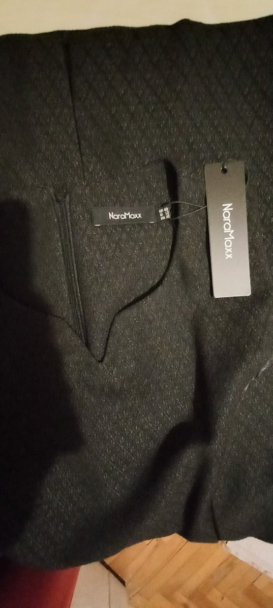 NARAMAXX  Siyah Midi  
Kolsuz Ofis Elbisesi - Görsel 5