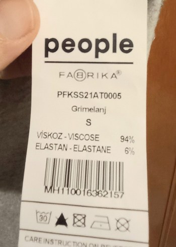 PEOPLE FABRİKA
Gri V Yaka Kadın Atlet - Görsel 3