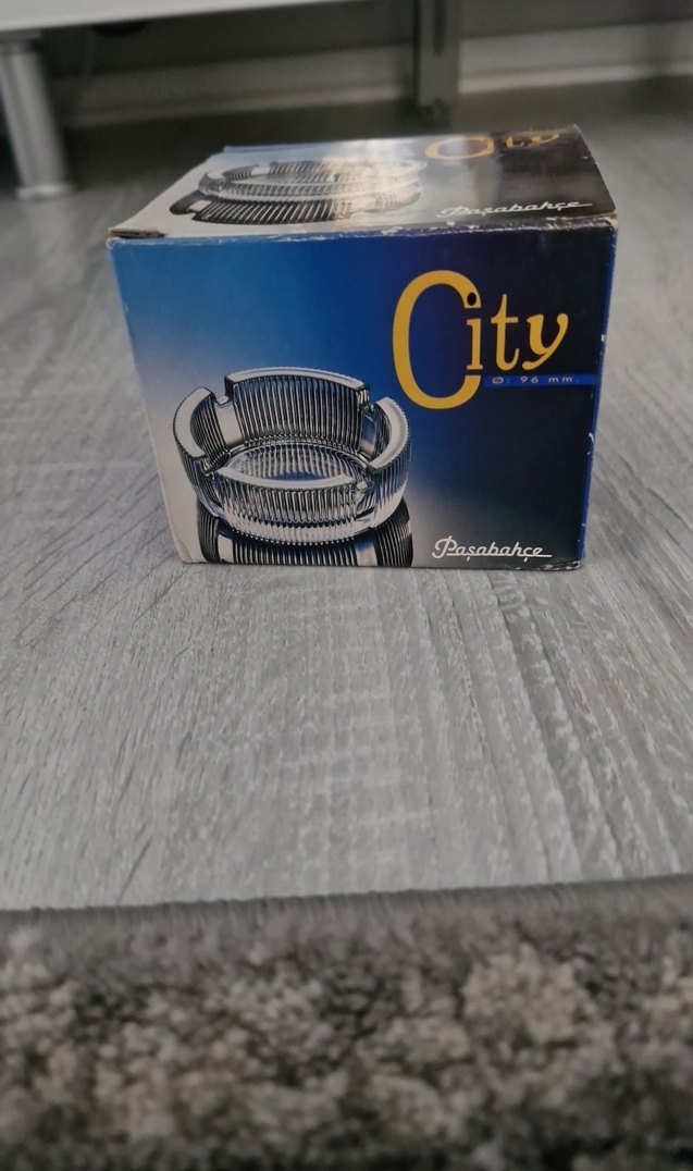 Vintage Desenli Cam Küllük Seti - Görsel 3