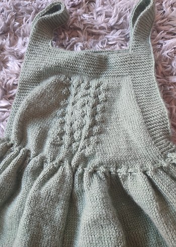 Bohem Tarzı Örgü  Salopet - Görsel 3